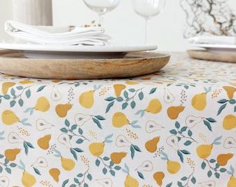 Coated tablecloth  55"