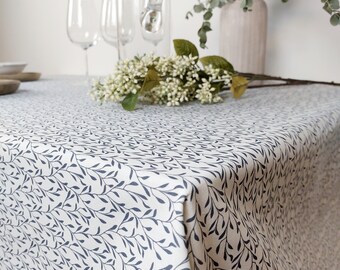 Cotton tablecloth from the Vosges, Square, round or rectangle tablecloth, Small/large width, Custom-made tablecloth