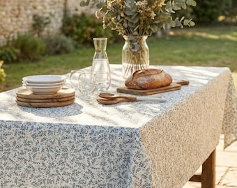 XL coated tablecloth made in France. 78 / 90 / 98 inches. pre order. Ships Feb 15
