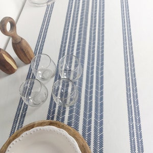 Cotton tablecloth from the Vosges, Square, round or rectangle tablecloth, Small/large width, Custom-made tablecloth image 5
