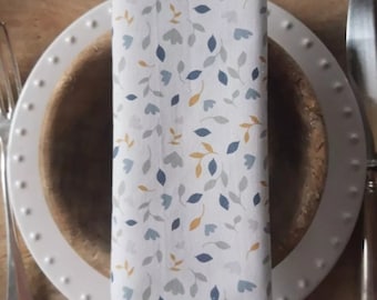 Napkins in packs of 4, 6 or 8