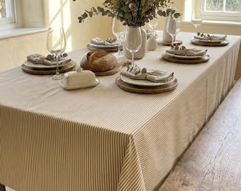 XL coated tablecloth made in France. 78 / 90 / 98 inches. pre order. Ships Feb 15
