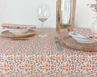 Latest French coated tablecloth, round or square. 140 cm/ 55".
