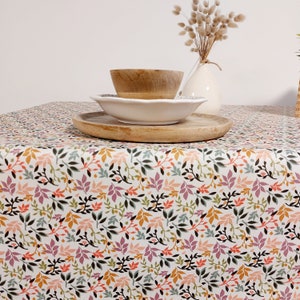 Floral coated tablecloth 140g/m2 image 6
