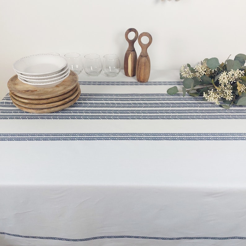Cotton tablecloth from the Vosges, Square, round or rectangle tablecloth, Small/large width, Custom-made tablecloth image 10