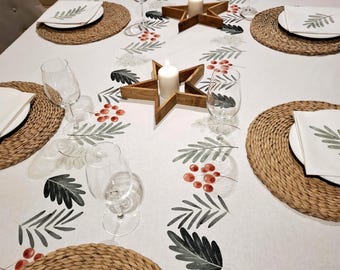 Tablecloth from the "Festive Watercolor" collection