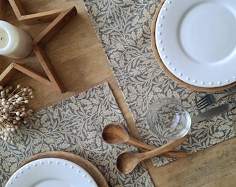 Beige and brown coated cotton placemats