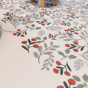 Cotton tablecloth from the Vosges, Square, round or rectangle tablecloth, Small/large width, Custom-made tablecloth image 4