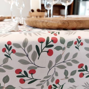 Cotton tablecloth from the Vosges, Square, round or rectangle tablecloth, Small/large width, Custom-made tablecloth image 8