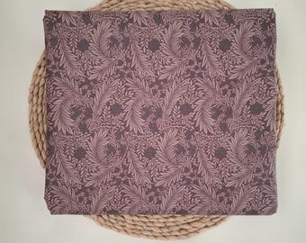 Stain-resistant COATED tablecloth in Vosges cotton. 180g/m2. Purple and gray