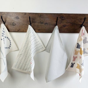 SET of 4 SEA tea towels image 3