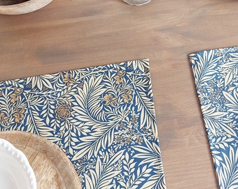 Coated cotton placemats. French made