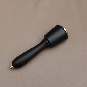 Leathercraft Mallet Tool Black Nylon Double Head Hammer Leather Maul, for Stamping, Carving, and Punching Holes in Leather