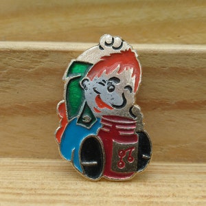 Childrens pin, Carlson pin, Vintage Badge, Stripfiguur, Vintage pin