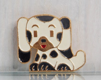 Pin puppy dalmatian, Children's pin,Pin dog,Vintage pin,Collectible,Animal pin,Gift idea