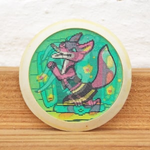 Lenticulaire pin, vos en haan pin, kinderpin, pin rugzak