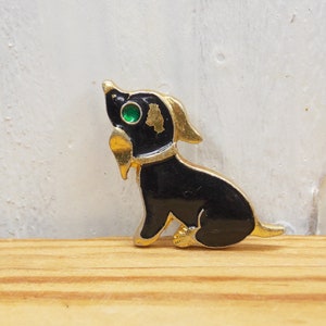 Brooch puppy , Pin dog, Childrens animals pin, Vintage brooch.