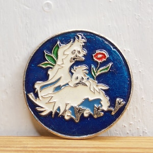 Pin Geese, Childrens pin, Cute enamel pin, Birds pin, Vintage pin