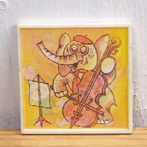 Pin Kwartet, Lenticulaire pin, Muziek pin, Dieren pin, Childrens pin
