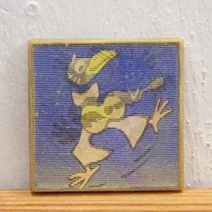 Pin Crow, Pin soczewkowy, Pin dziecięcy, Pin ptaki, Pin vintage