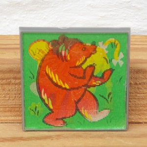 Lenticulaire pin, Bear pin, Straw Goby pin, Childrens pin, Fairy karakters