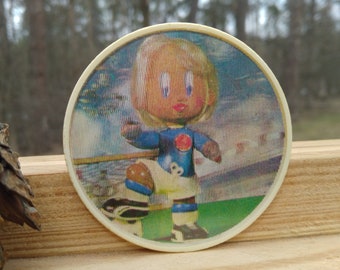Pin para niños, jugador de fútbol para niños, insignia 3D, pin deportivo estéreo, personaje de dibujos animados, pin coleccionable