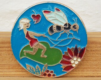 Pin de abeja, Pin de niños, Pin de esmalte divertido