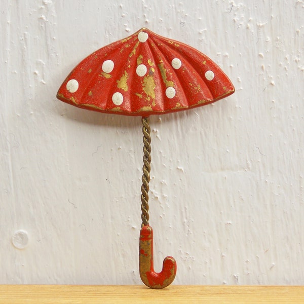 Childrens pin Umbrella, Vintage pin,  Fairy tale pin, Backpack pin