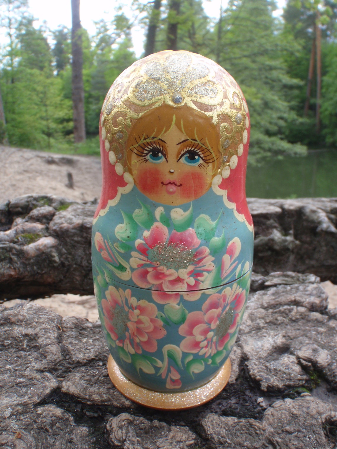 Nesting doll Soviet Matryoshka Made in USSR Wooden nesting Etsy