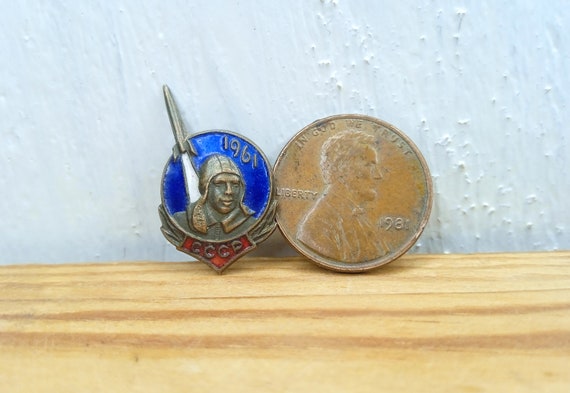 Yuri Gagarin pin,Rare pin, Backpack pin, Space pi… - image 2