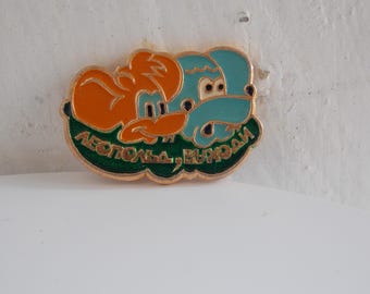 Pin infantil de ratón, pin de animales vintage, idea de regalo