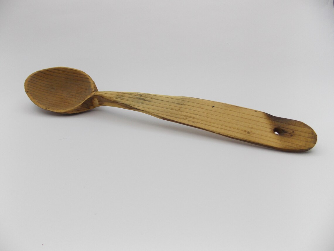 4 Holzlöffel Set 22cm - Lange Rührlöffel Aus Nanmu Holz Für Küche Und Bar