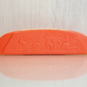 Harmonica with Firebird ,Mouth musical instrument,Old harmonica,Childrens musical instrument