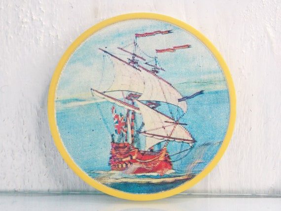 Sailboat pin, Stereo pin, Childrens pin, Backpack… - image 1