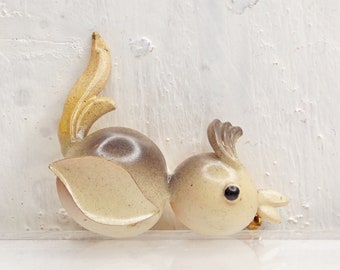 Brooch Bird, Funny enamel pin, Vintage brooch, Cute Bird, Childrens pin
