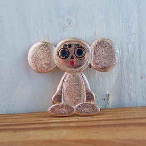 Cartoonspeld Cheburashka, kinderspeld, vintage verzamelspeld.