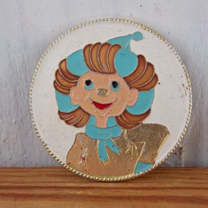 Rare stereo badge, Neznayka pin,Vintage Childrens Badge, Gift idea