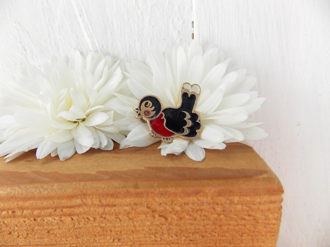 Pin Bird , Rare Brooch, Childrens Vintage Pin. - Etsy