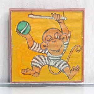 Lenticulaire pin, aappin, kinderpin, rugzakpin, vintage pin, cadeauidee