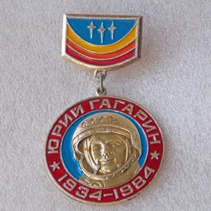 Space pin,Yuri Gagarin,Space age,Soviet space