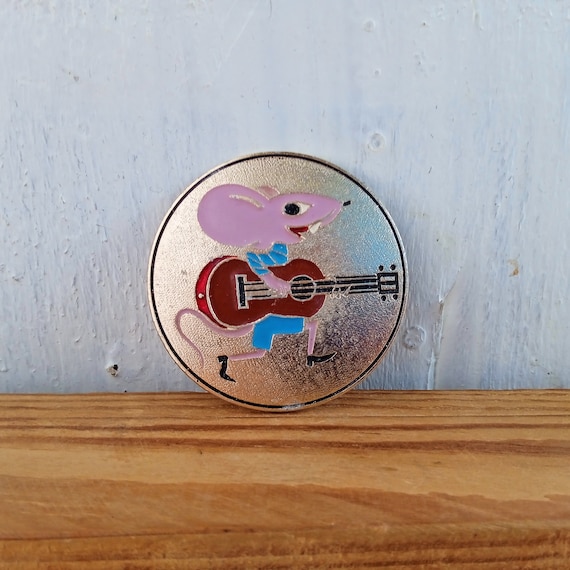 Pin mouse, Set Childrens vintage pin, Fairy tale ch… - Gem