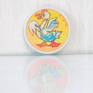 Tijgerwelp en vogel, Kinderpin, Lenticulaire pin, Dierenpin, Rugzakpin, Sovjet-PIN