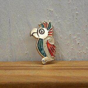 Vogelspeld, papegaaispeld, cadeau-idee, grappige emaille pin, kinderspeld