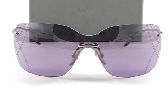 CHRISTIAN DIOR Sunglasses BOWLING Purple With Silver  display picture 1