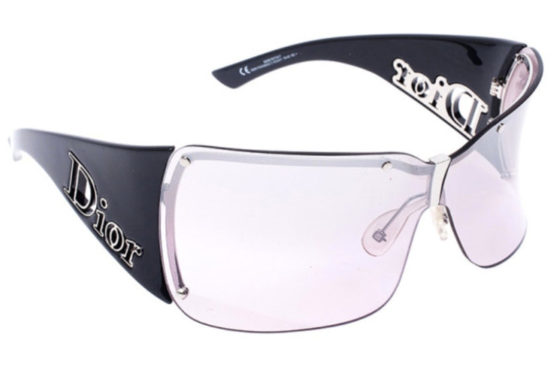 Christian Dior Clear Acetate Square Frames Obliques