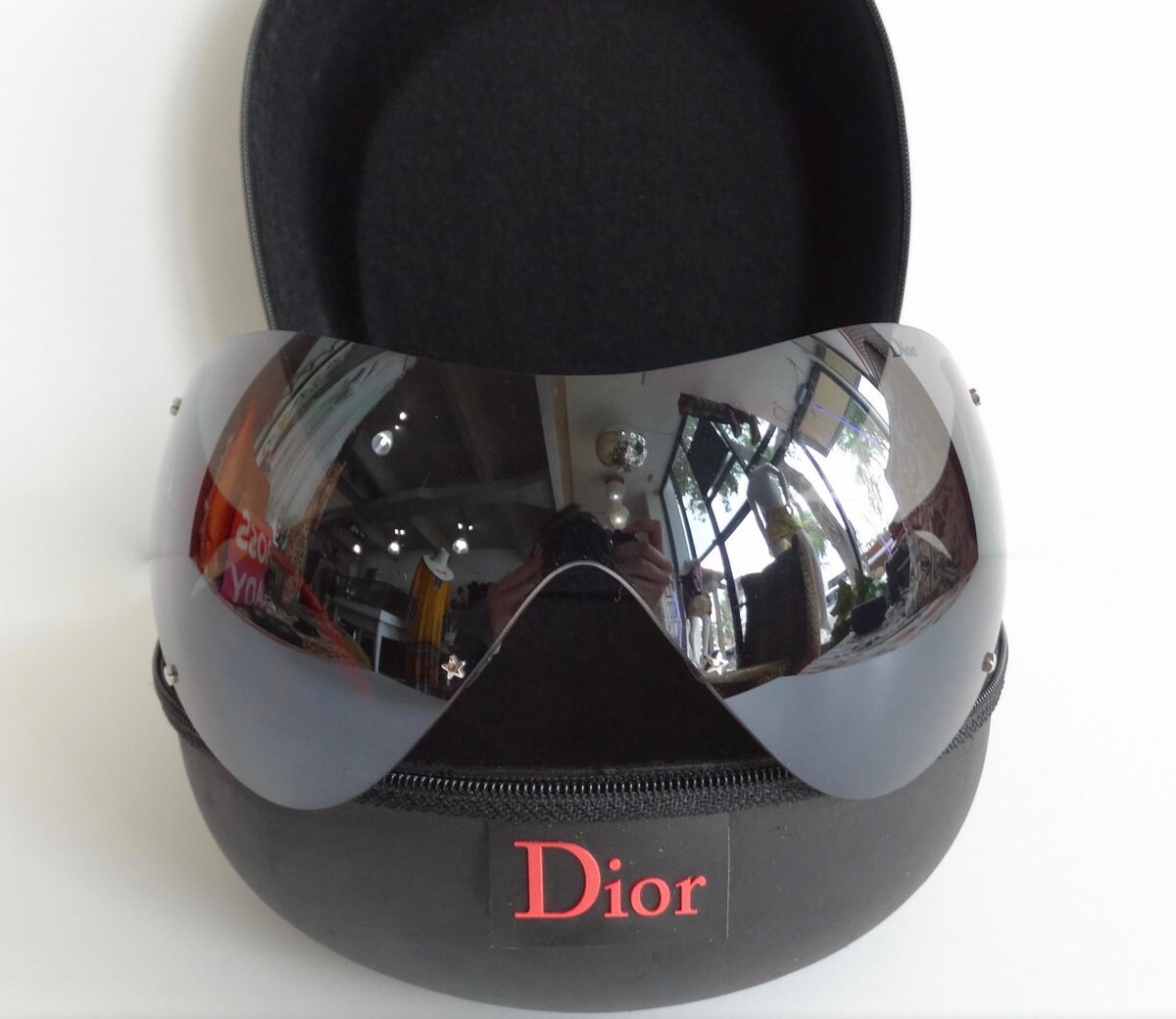 CHRISTIAN DIOR by John Galliano SKI 1 Red Black Sunglasses