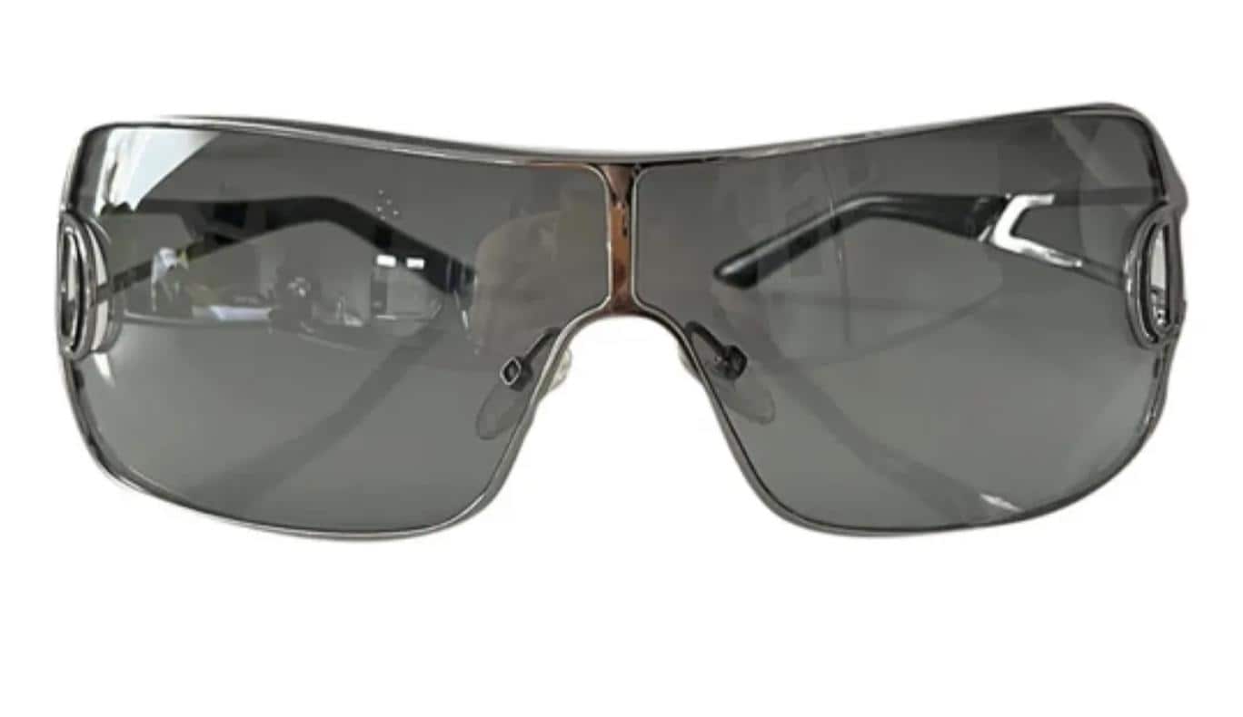 Christian DIOR Sunglasses DIORISSIMO 2 Light Grey Silver Y2K - Etsy