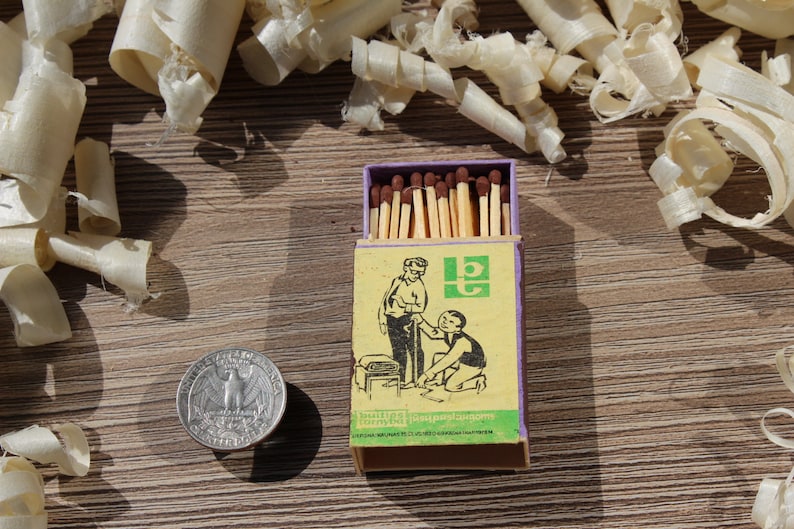Wedding matches The Perfect decorative vintage Soviet propaganda matches box Smoking accessories.