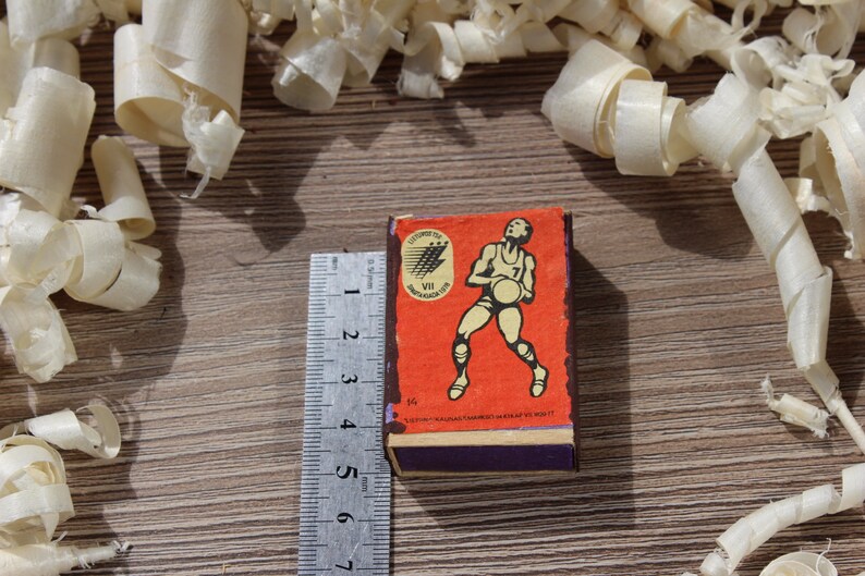Smoking accessories. Wedding matches The Perfect decorative vintage Soviet propaganda matches box