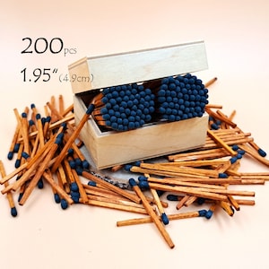 Kaneldoftande tändstickor: Dekorativa ljuständstickor med svart spets (200 st)